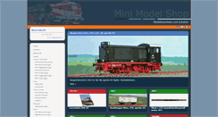 Desktop Screenshot of minimodel.eu